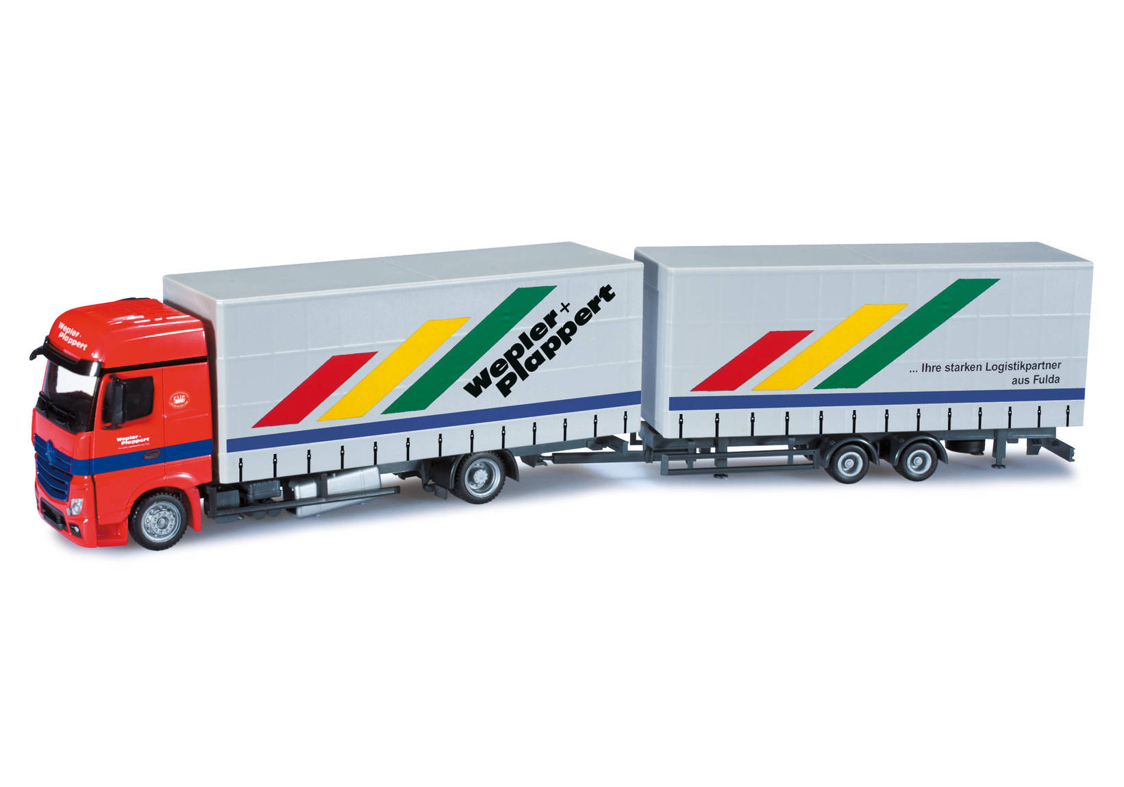 Mercedes-Benz Actros Bigspace bulk volume trailer "Wepler und Plappert"