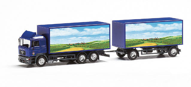 Mercedes-Benz Actros LJ beverage box trailer "Spalter Bier"