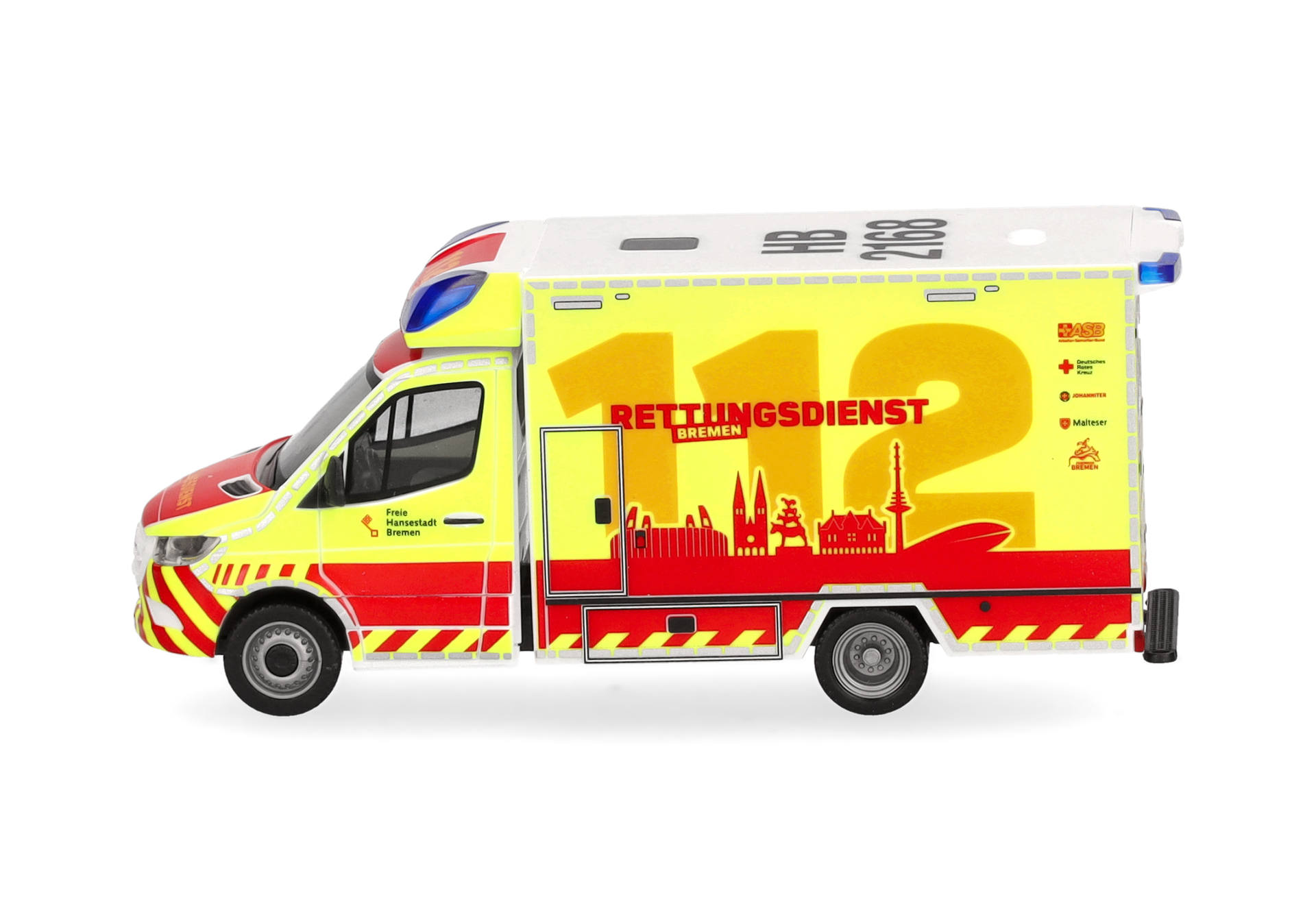 Mercedes-Benz Sprinter 18 Fahrtec RTW "Feuerwehr Bremen/HB 2168"