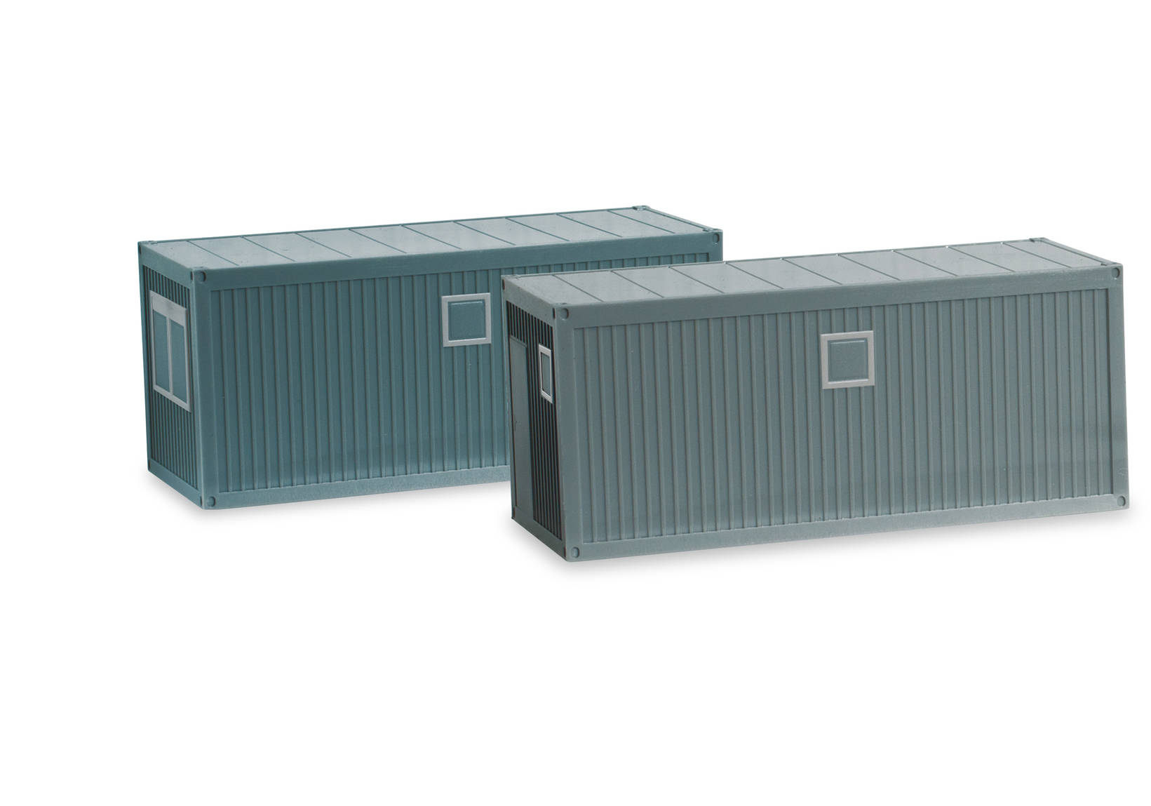 Accessories building site container, concrete gray (2 pieces)