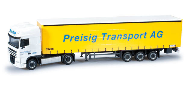 DAF XF 105 SSC curtain canvas semitrailer "Betz/Preisig"