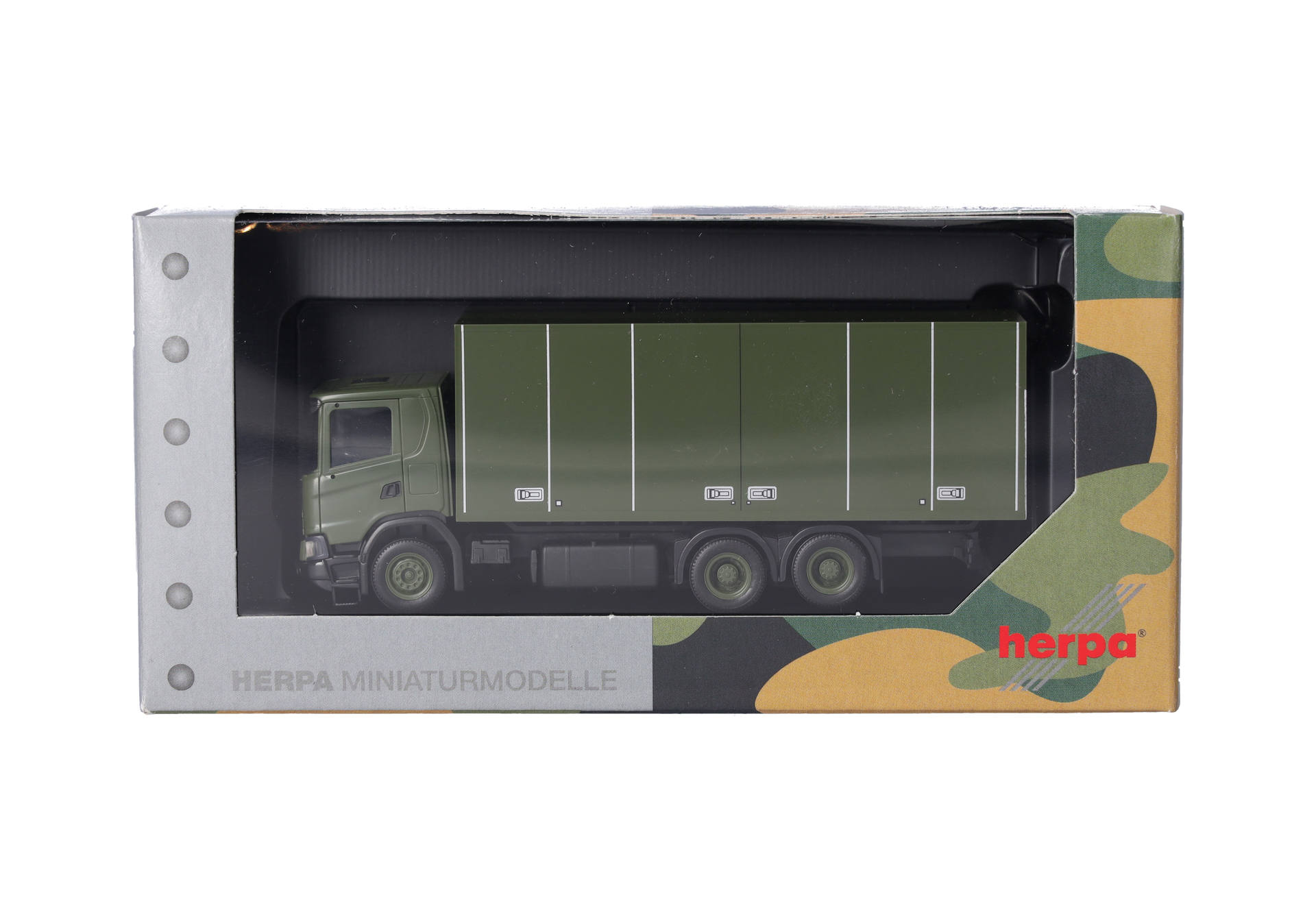 Scania XT17 Koffer-LKW 3achs "Schwedische Armee"