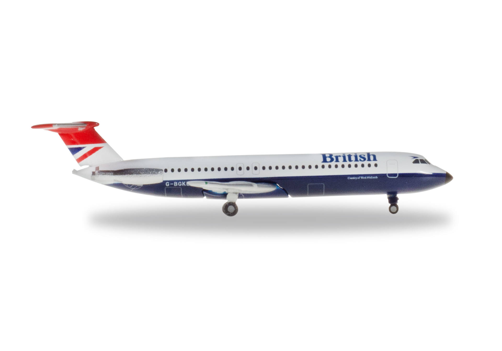 British Airways BAC 1-11-500 - Negus colors