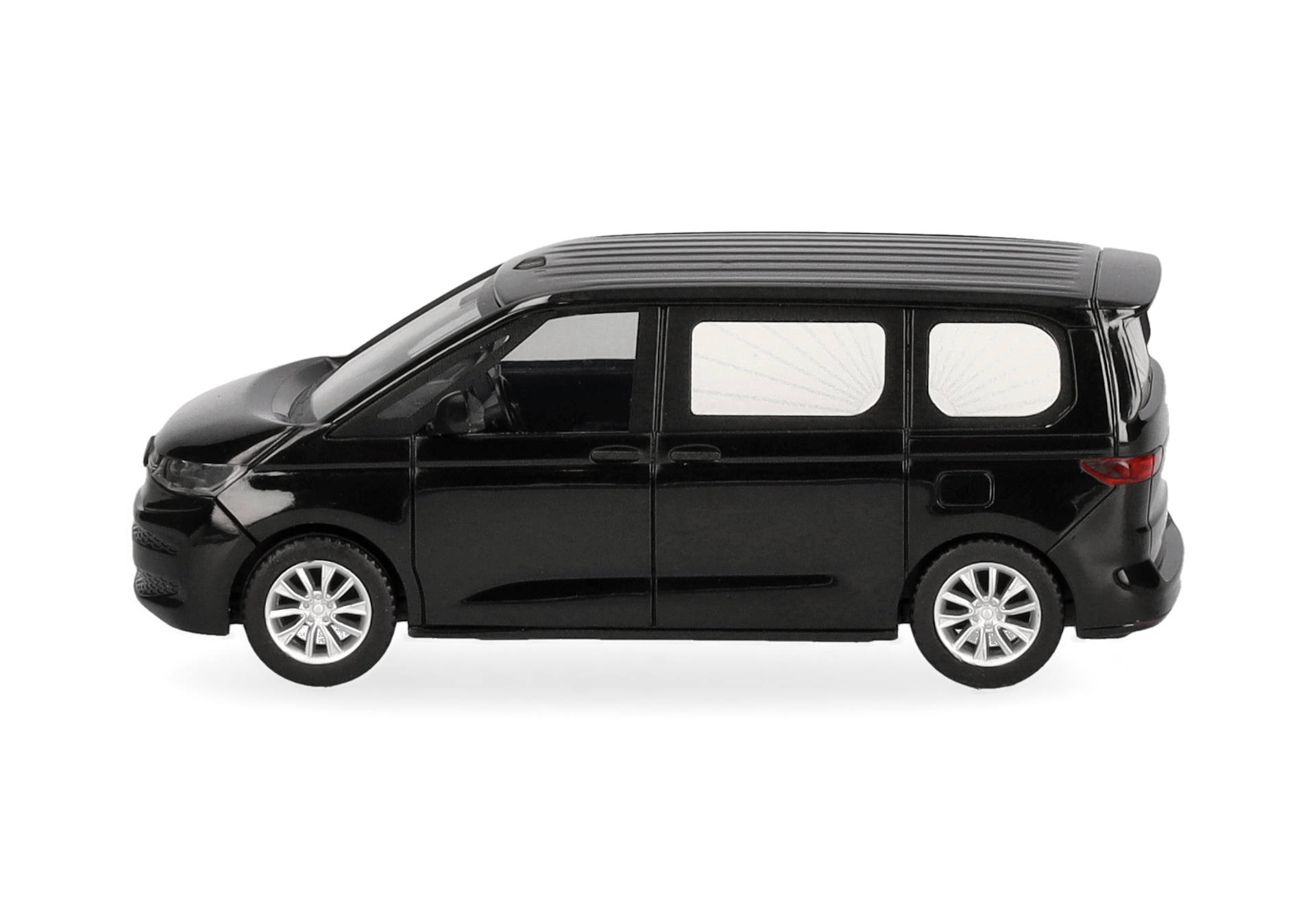 toy van, black van, model car, miniature, windows