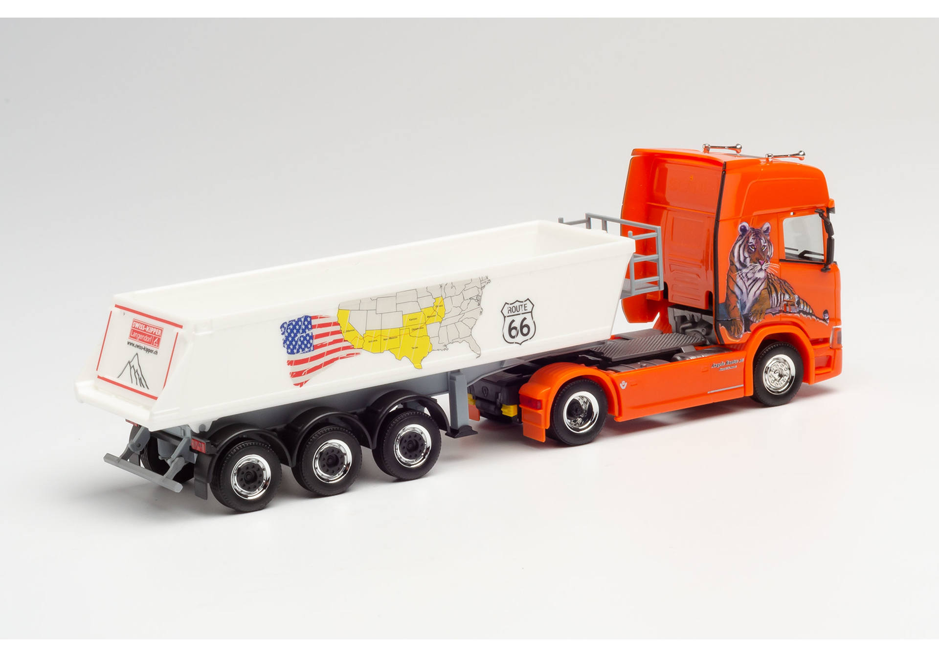 Scania CR Hochdach Kipp-Sattelzug "Angelo Raetzo"