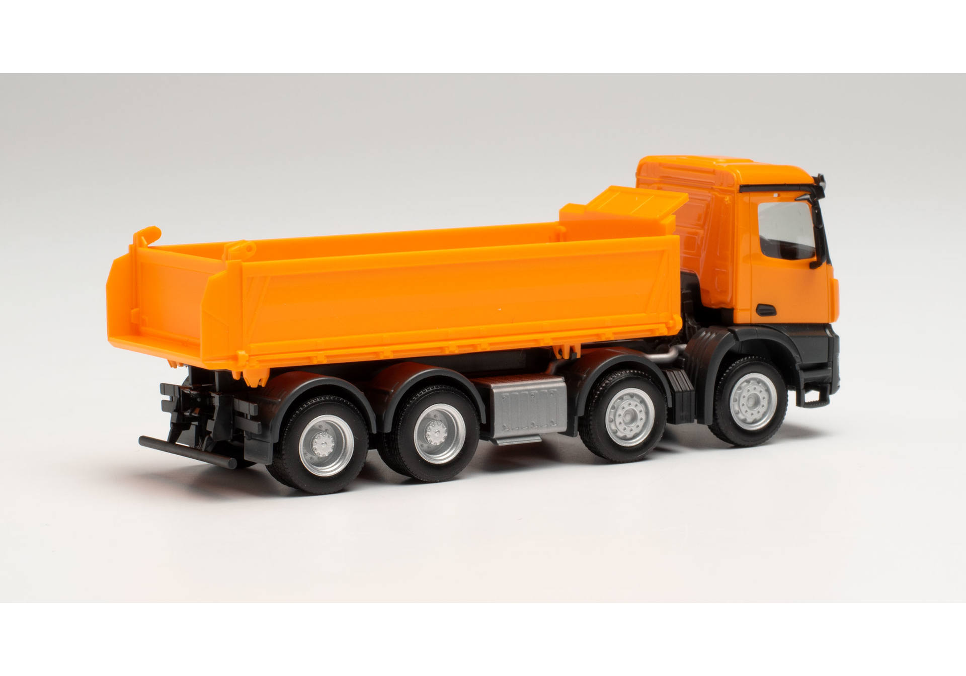 Mercedes-Benz Arocs S 4-axle Meiller dump truck, municipal orange