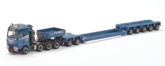 Man TGX XXL (V8) deep charging saddle train