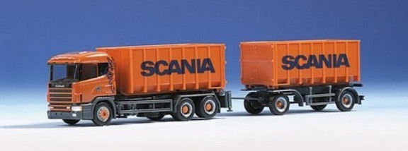 Scania 124 HL roll-off hinging train 3A/2A special box