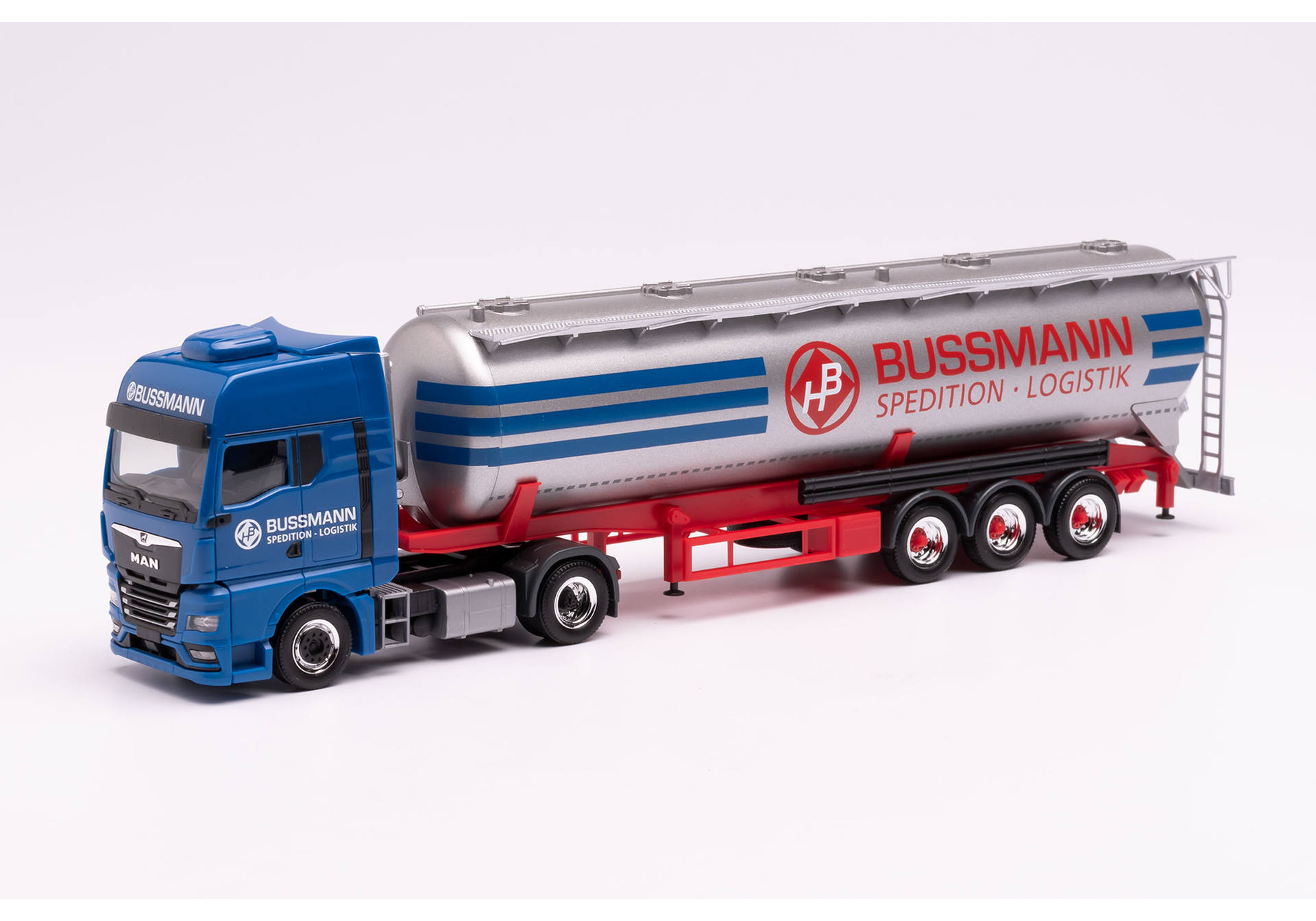 MAN TGX GX bulk semitrailer truck "Bussmann"