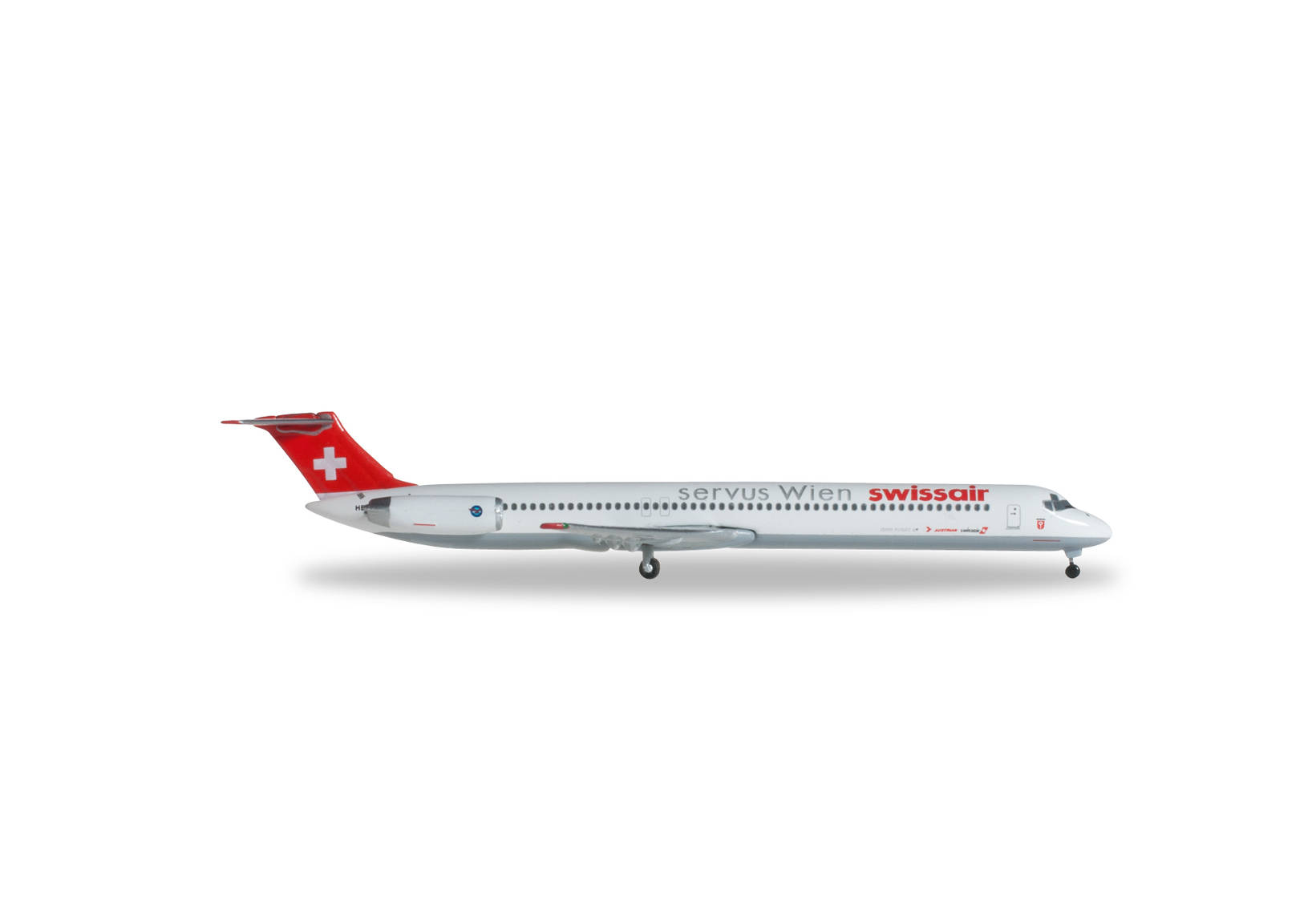 Swissair McDonnell Douglas MD-81 "Servus Wien"