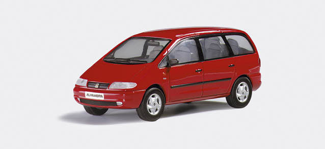 Seat Alhambra, red, 1/43 scale