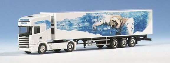 Scania 144 TL cold suitcase saddle train 2A/3A special model for Schlüter