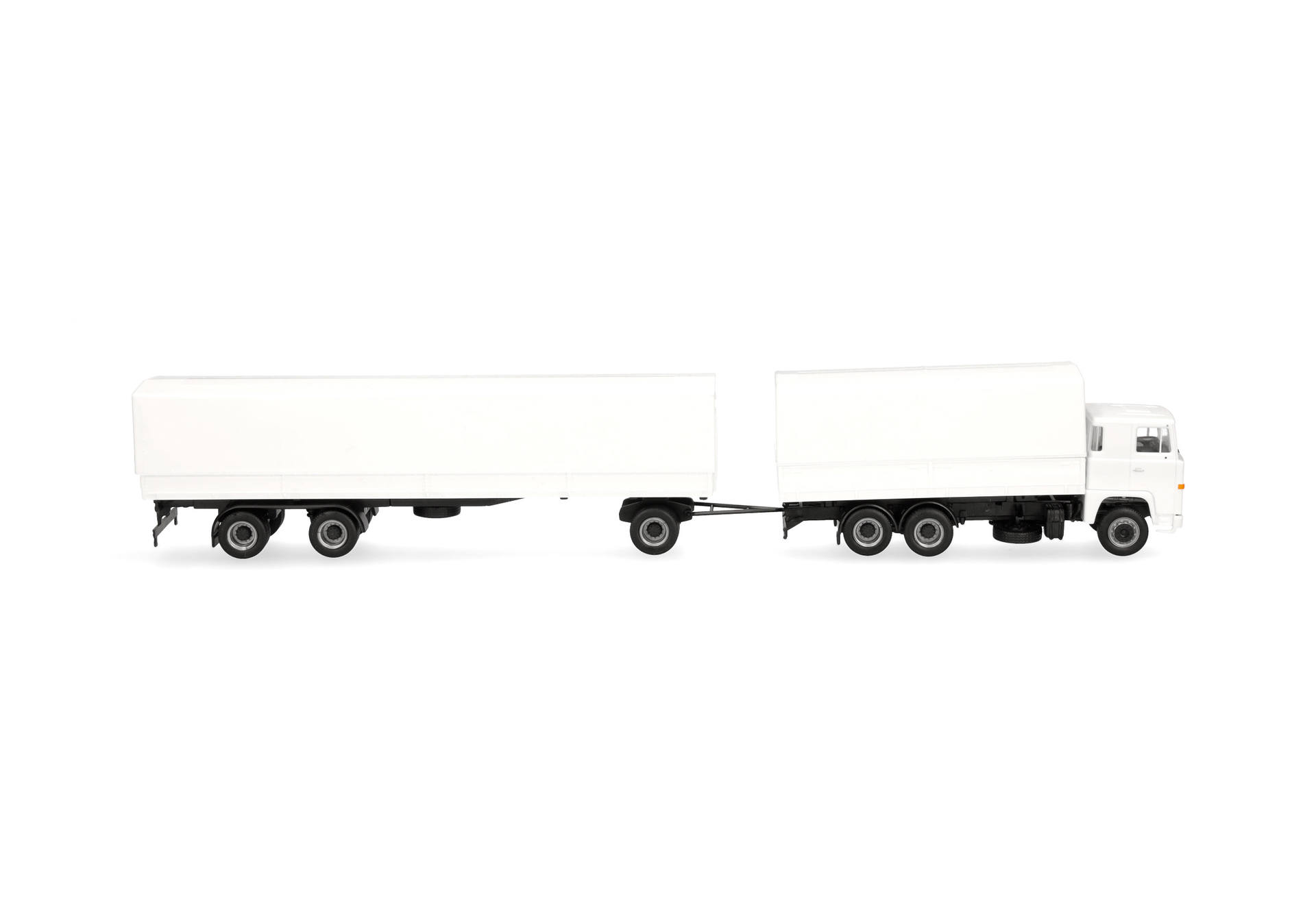 truck, trailer, white, semi-trailer, articulated