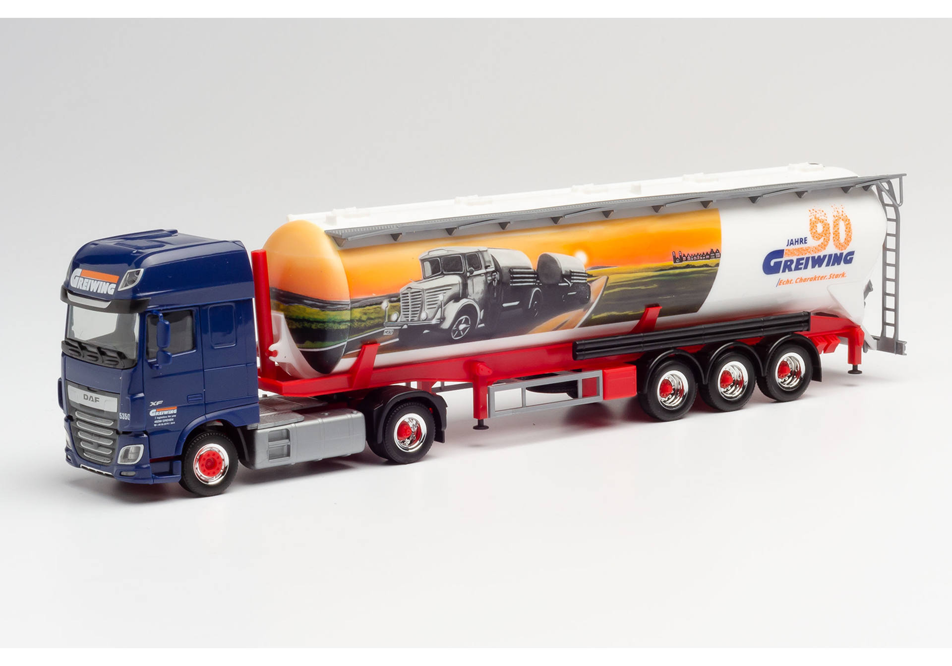 DAF XF SSC silo semitrailer „Greiwing“