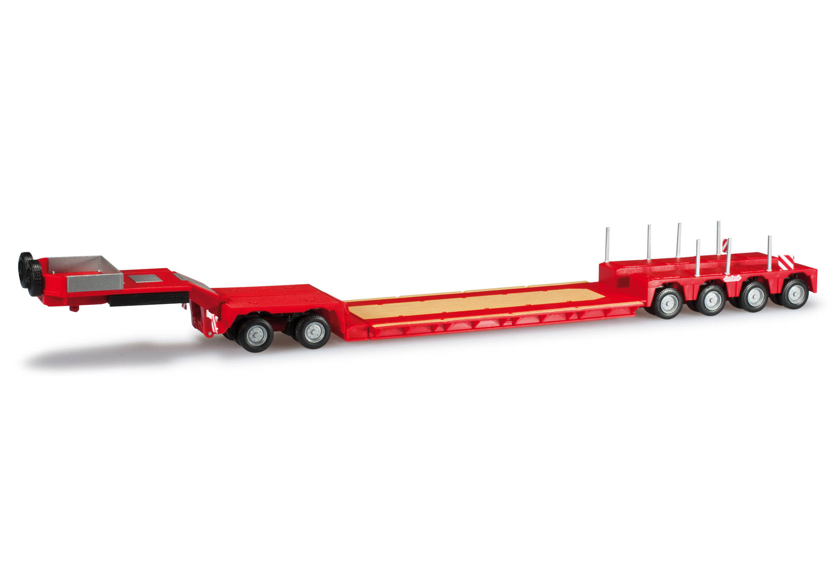 Nooteboom low boy semitrailer with Interdolly