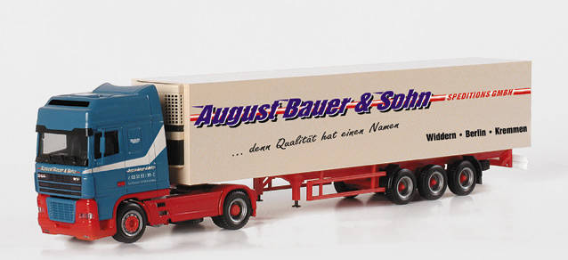 DAF XF SSC refrigerated box trailer "A. Bauer & Sohn"