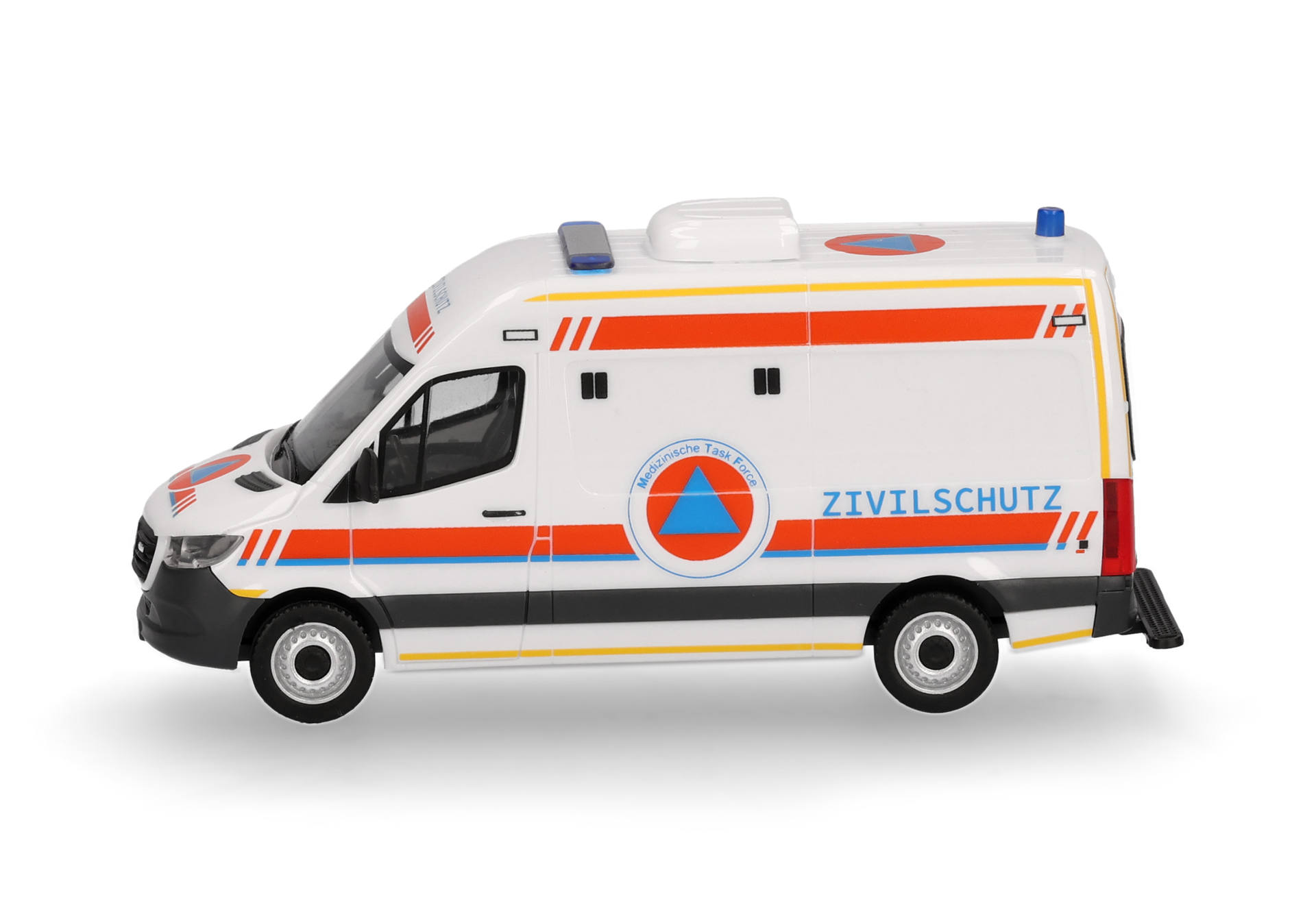 ambulance, van, emergency, white, orange-stripe