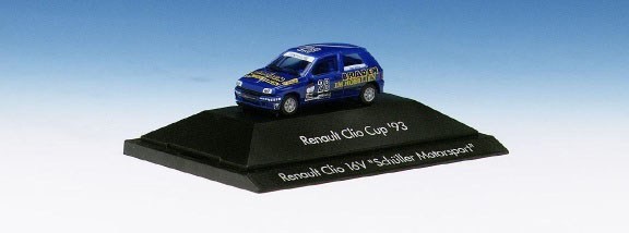 Renault Clio 16V Renault Clio Cup '93 Werbedruck: Braden Immobilien Startnummer 28 Motorsport