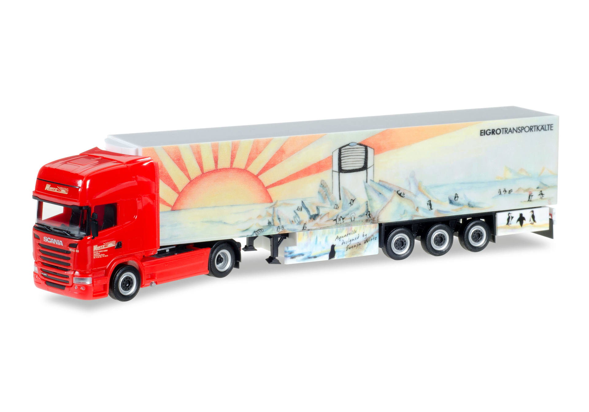 Scania R refrigerated semitrailer "Wirtz"