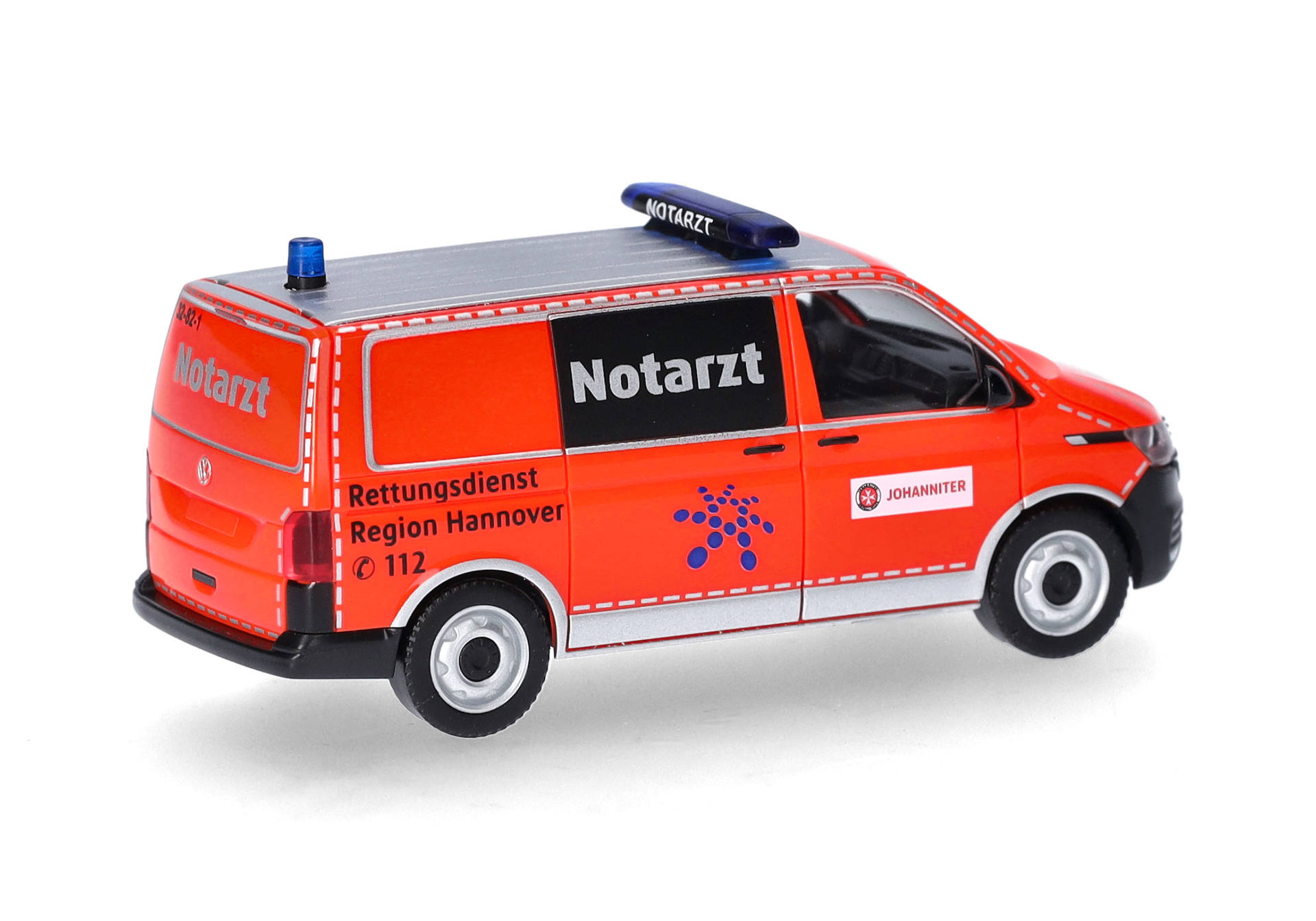 Volkswagen (VW) T6.1 Bus, Notarzteinsatzfahrzeug "Rettungsdienst Region Hannover/ Johanniter" (Niedersachsen/Hannover)