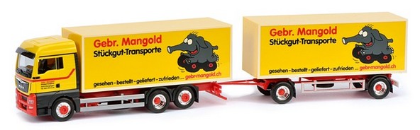 Man TGX XLX 2012 Euro 6 case trailer train 3A/2A