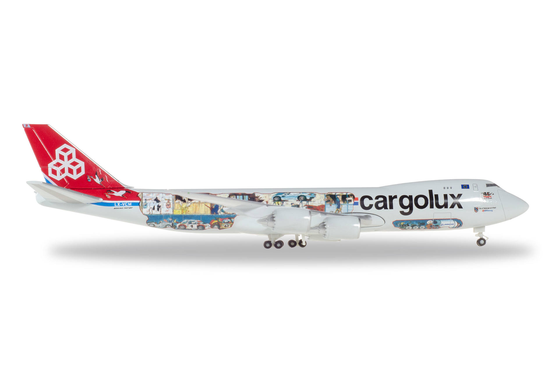 Cargolux Boeing 747-8F - 45th Anniversary "City of Redange-sur-Attert"