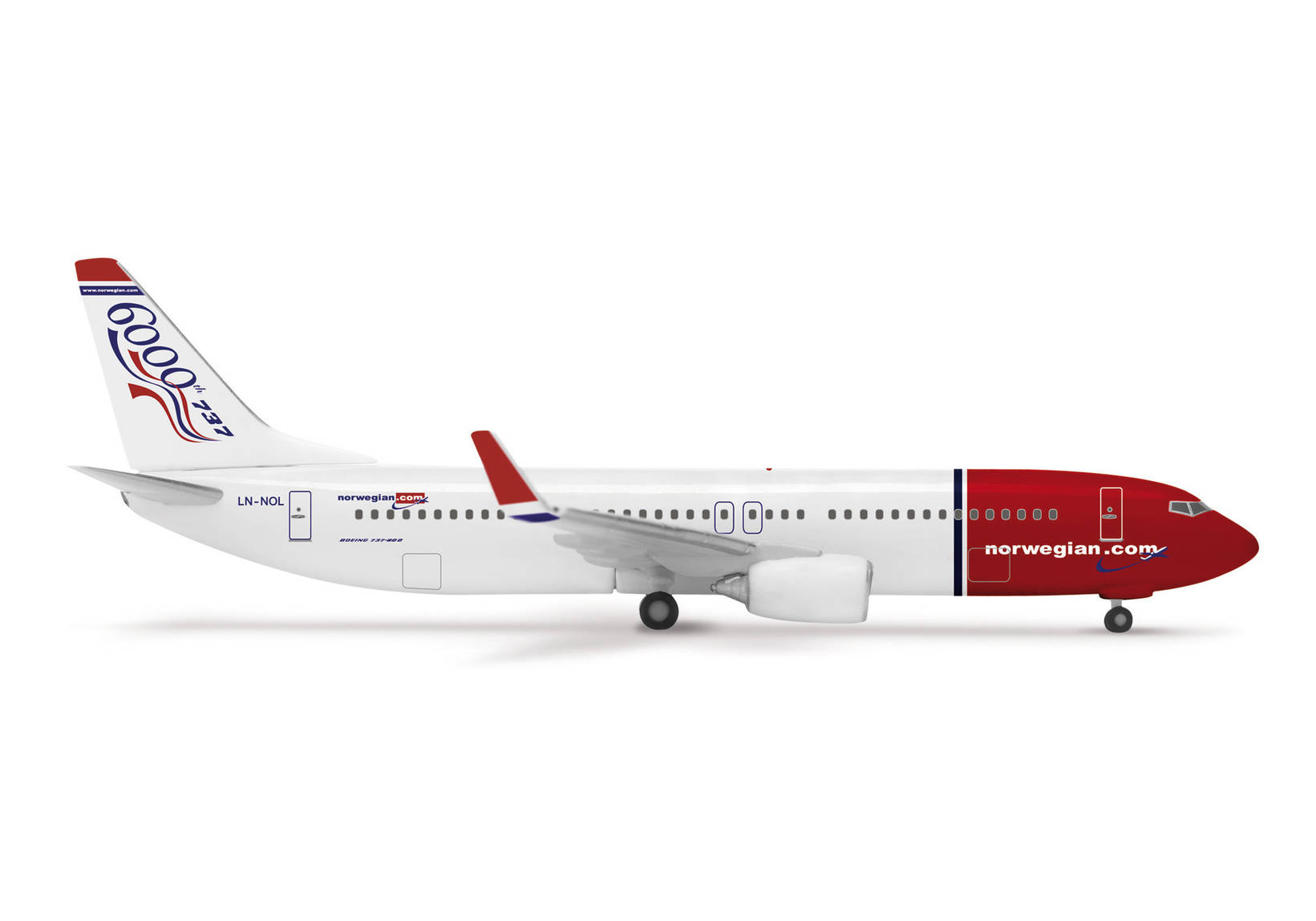 Norwegian Air Shuttle Boeing 737-800 "6000th 737"