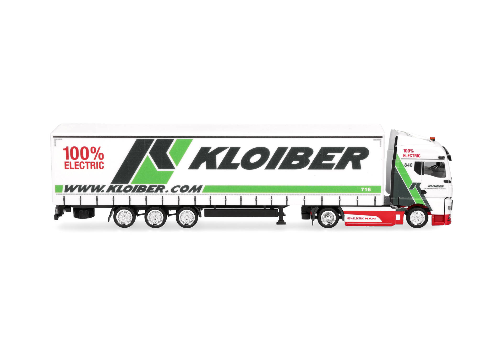 truck, semi-trailer, livery, trailer, electric