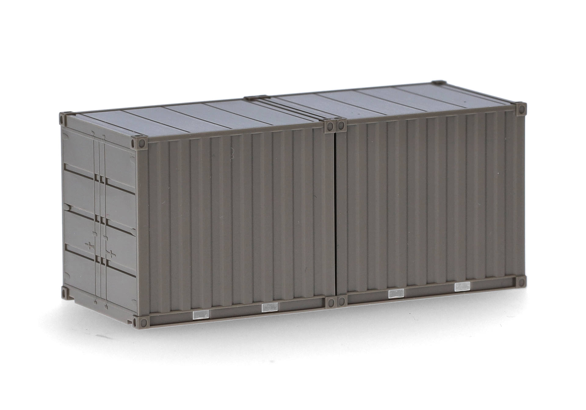 2x 10ft Container "Heer", Braungrau (unbedruckt)