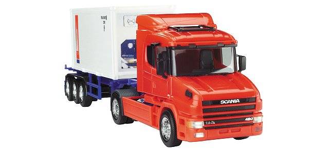 Scania Hauber Container-Sattelzug "Transamerica Leasing"