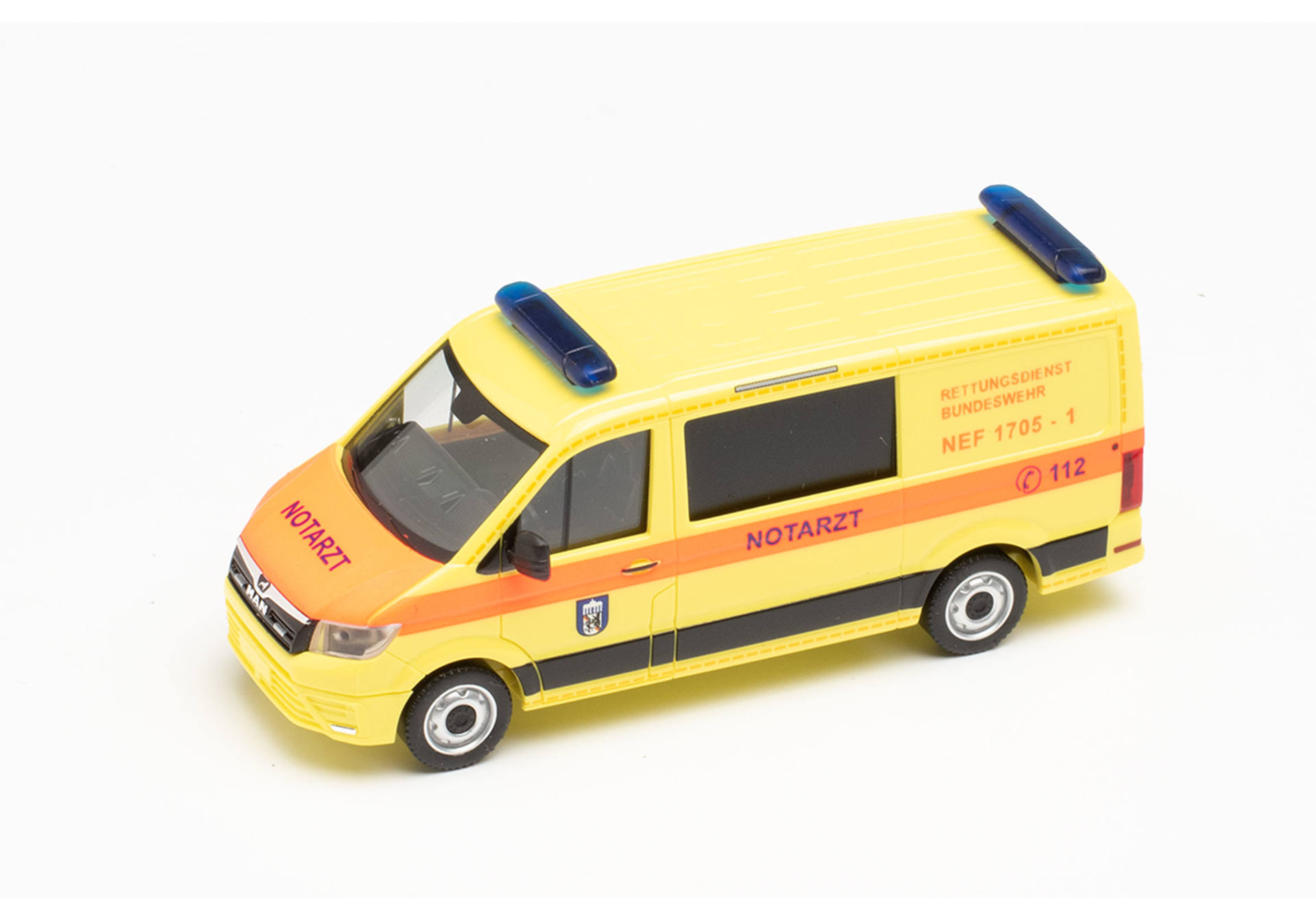 MAN TGE low roof „Rettungsdienst Bundeswehr Berlin NEF 1705-1“