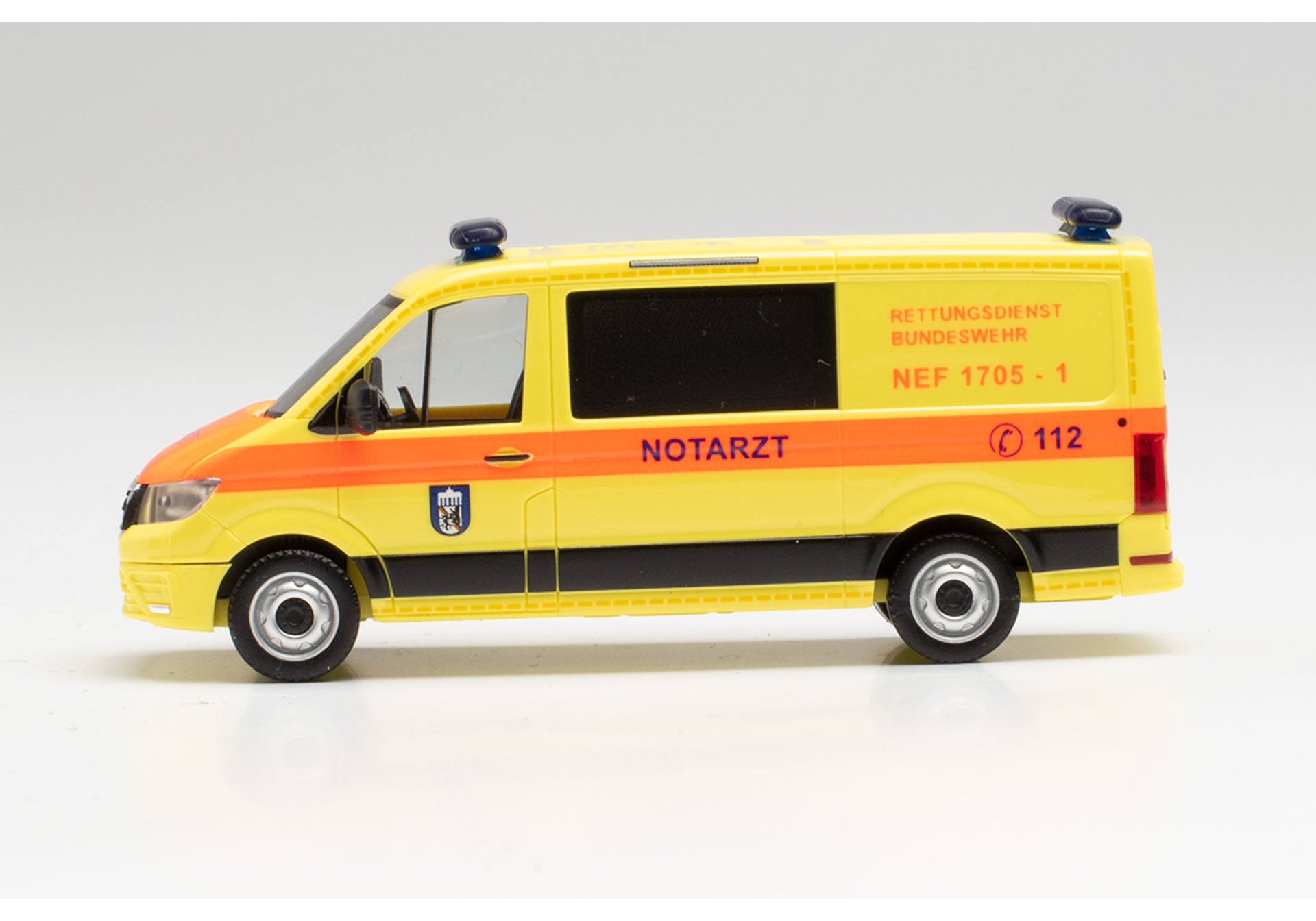 MAN TGE low roof „Rettungsdienst Bundeswehr Berlin NEF 1705-1“