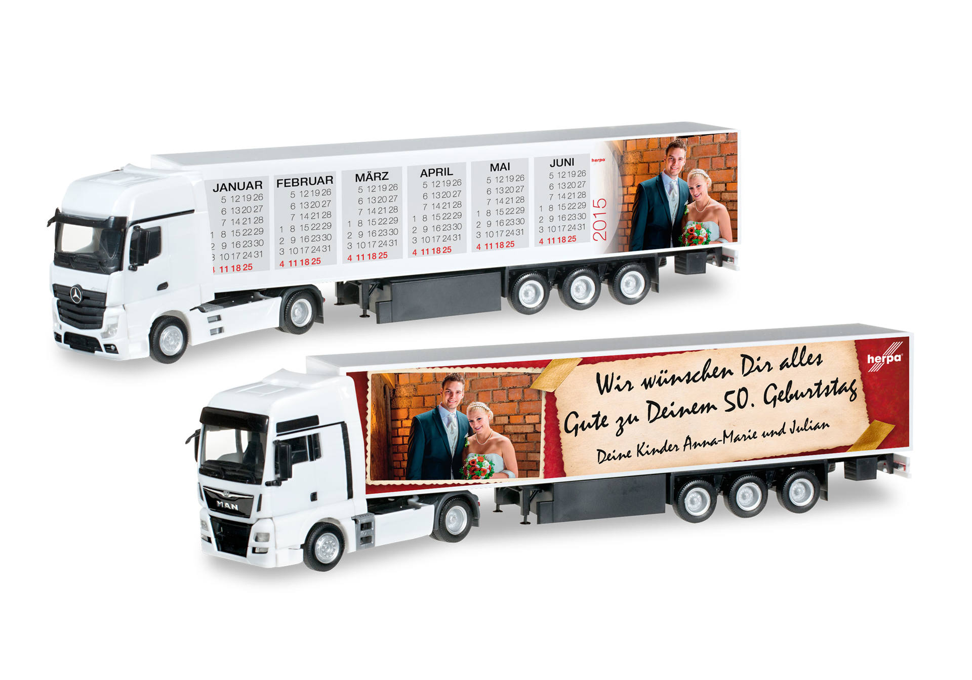 Desired Model "Calendar or greeting card"