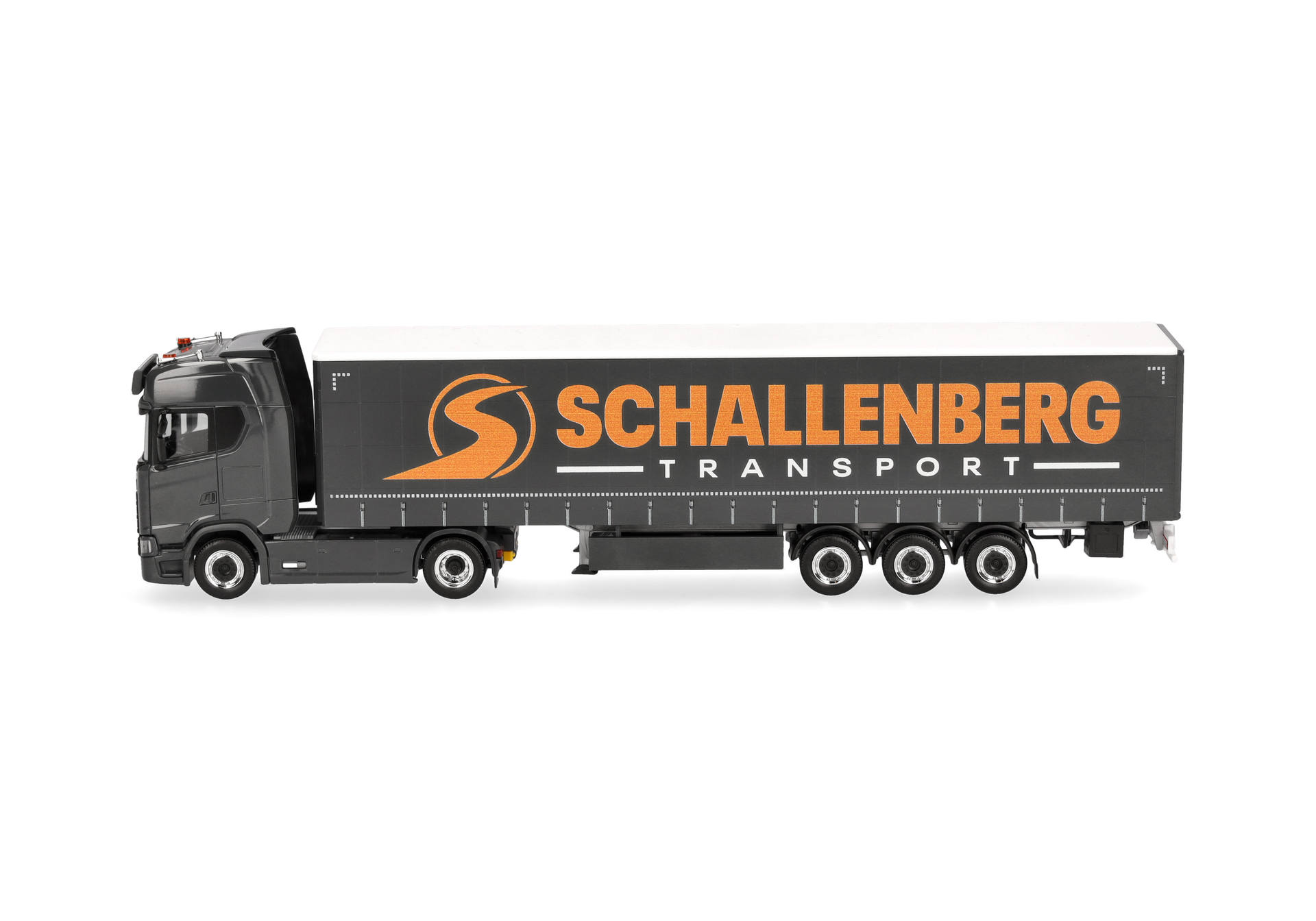 Scania CS 20 HD curtain canvas semitrailer truck "Schallenberger Transport"