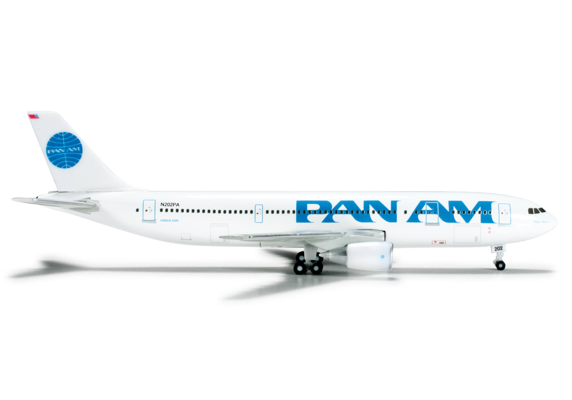 PAN AM パンナム航空 エアバスA300B4 1/200 Herpa ヘルパパン ...