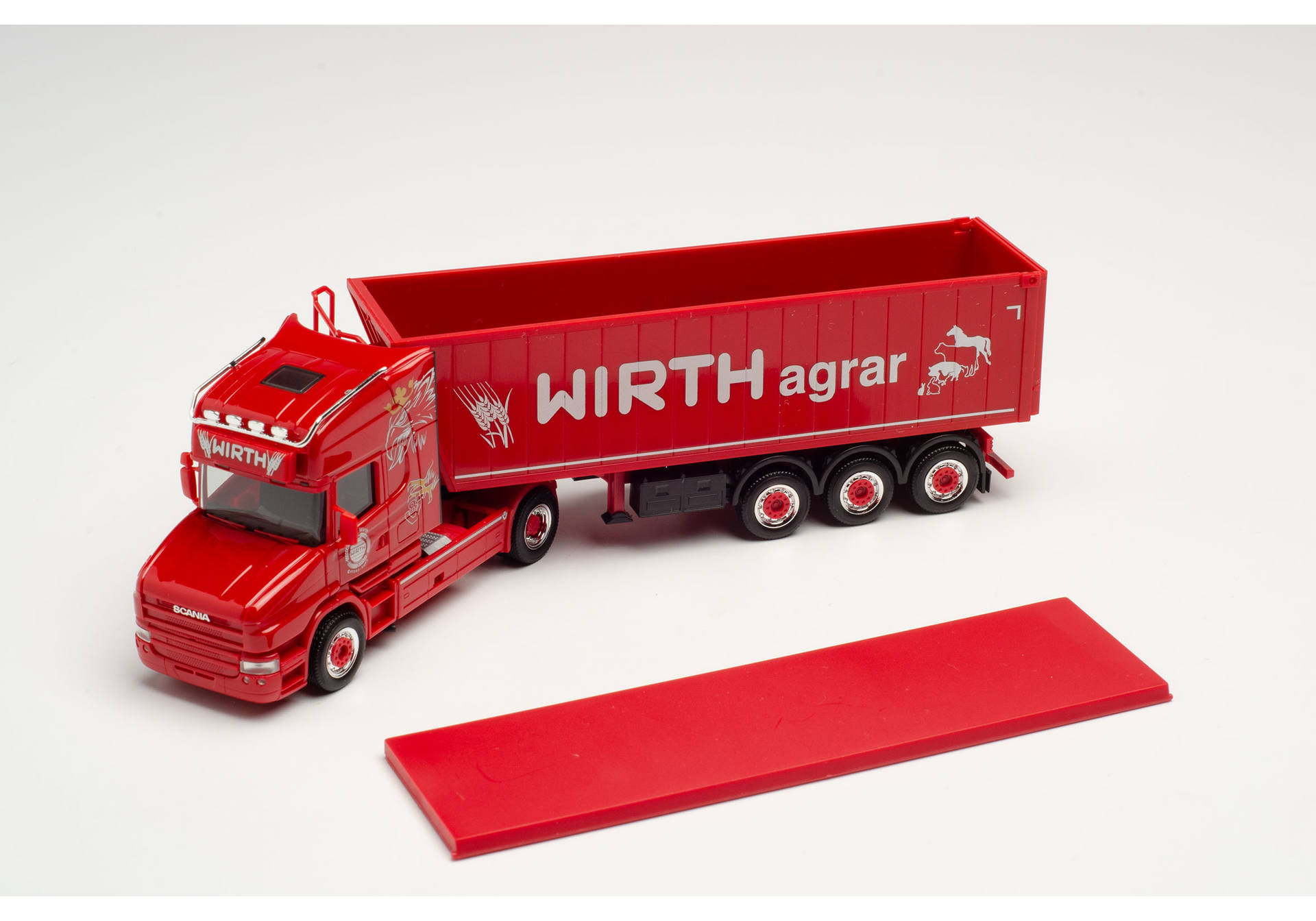 Scania conventional TL semitrailer„Wirth Agrar“