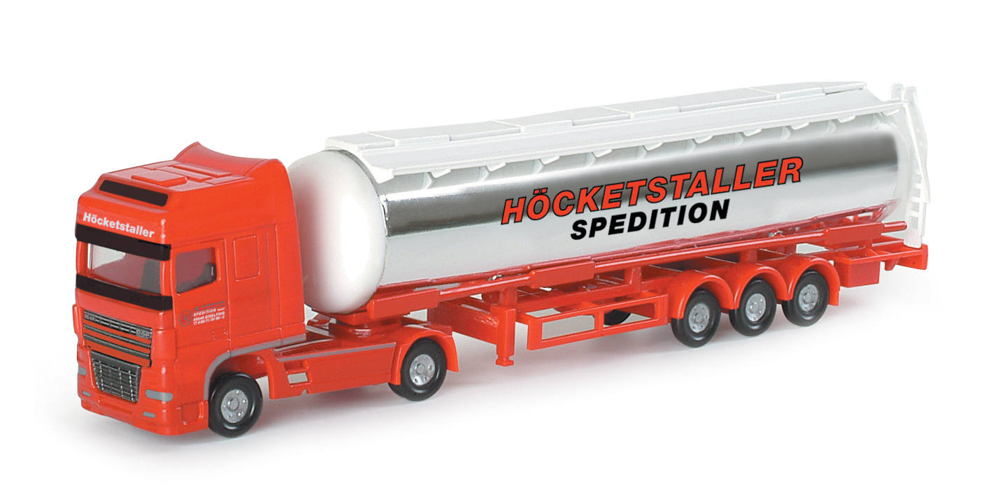 DAF XF SSC jumbo chromium plated tank semitrailer "Hoecketstaller"