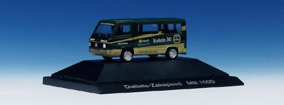 Mercedes-Benz 100 D Bus Sockeldruck "Diebels-Zakspeed MB 100"
