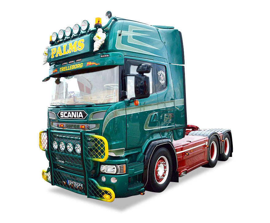 Scania R TL rigid tractor "Palms"