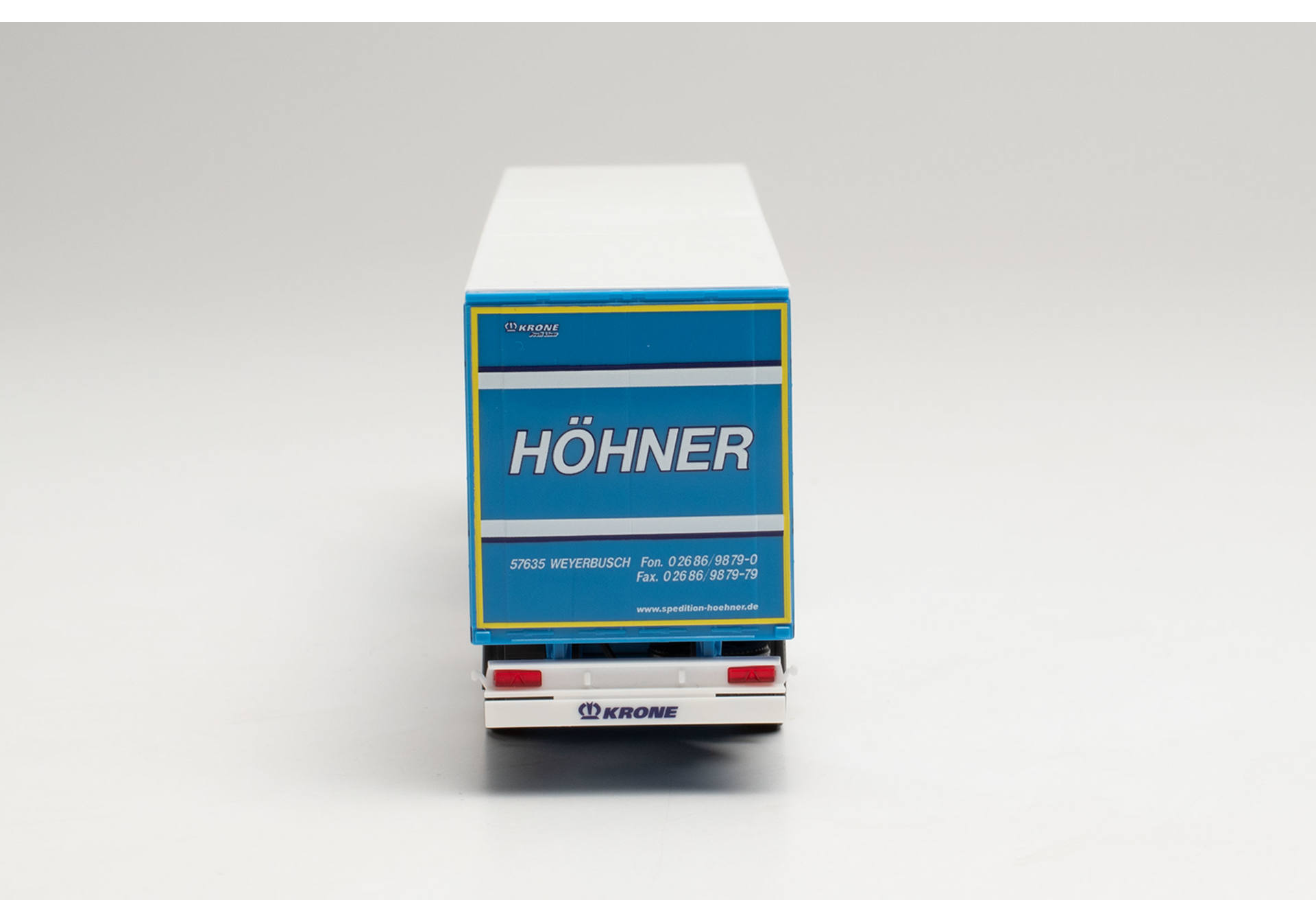 MAN TGX GX Gardinenplanen-Sattelzug „Höhner“
