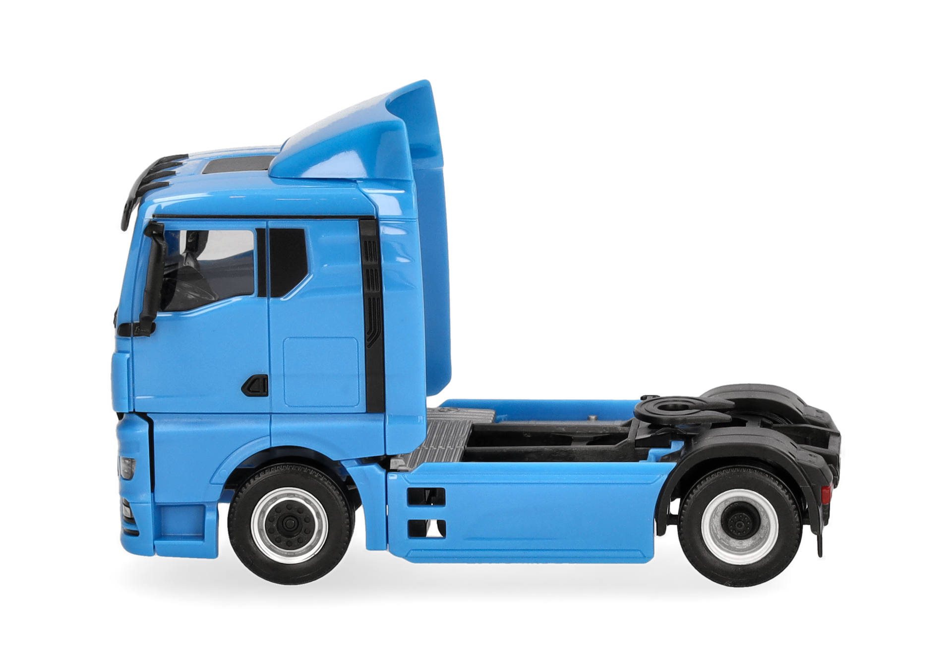 truck, semi-truck, blue, cab, tractor