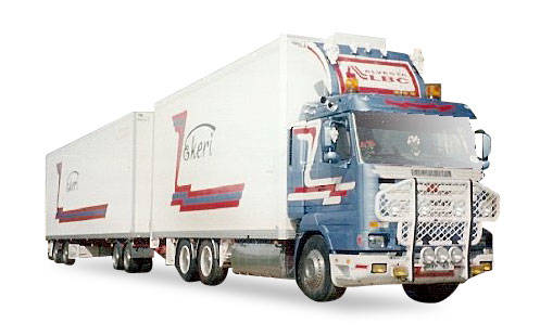 Scania 143 SL Eurocombi "Jan Fast Akeri"