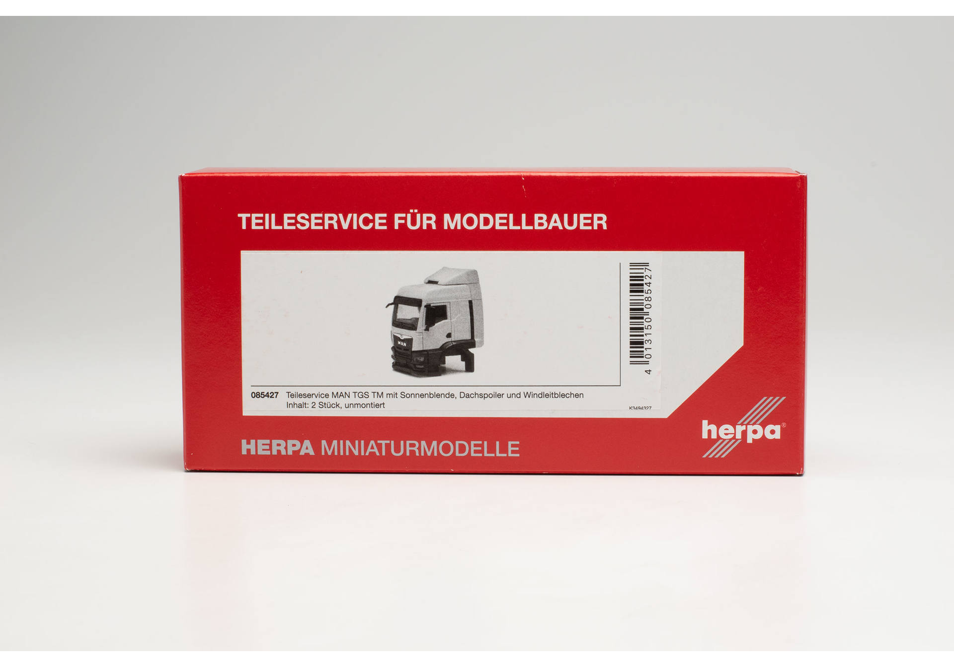 Teileservice MAN TGS TM mit Dachspoiler und Windleitblechen