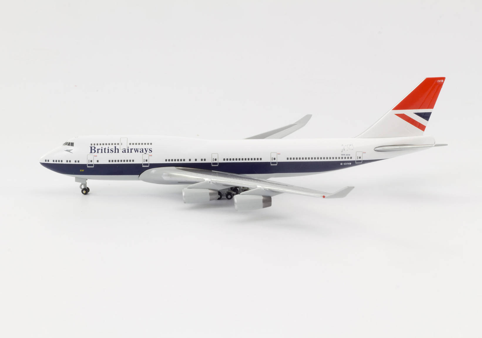 British Airways Boeing 747-400 "100th" Negus Design