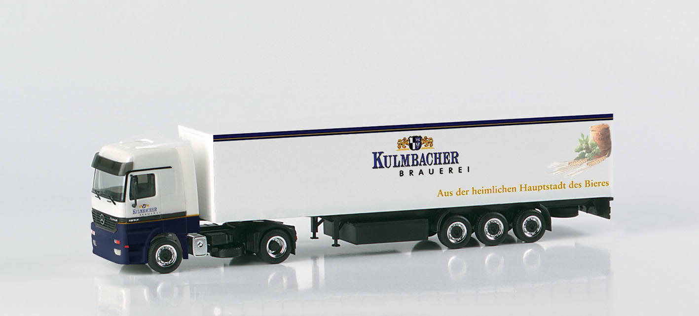 Mercedes-Benz Actros LH box trailer "Kulmbacher"