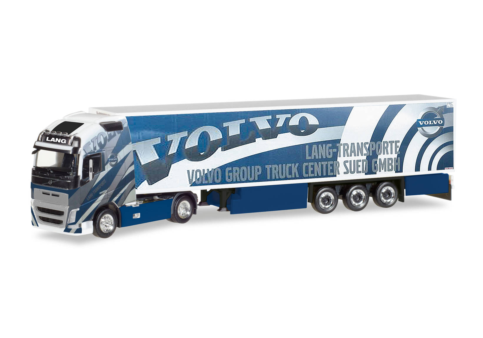 Volvo FH 16 Gl. XL refrigerated box trailer "Lang Transporte / Volvo Truck Center Sued GmbH"