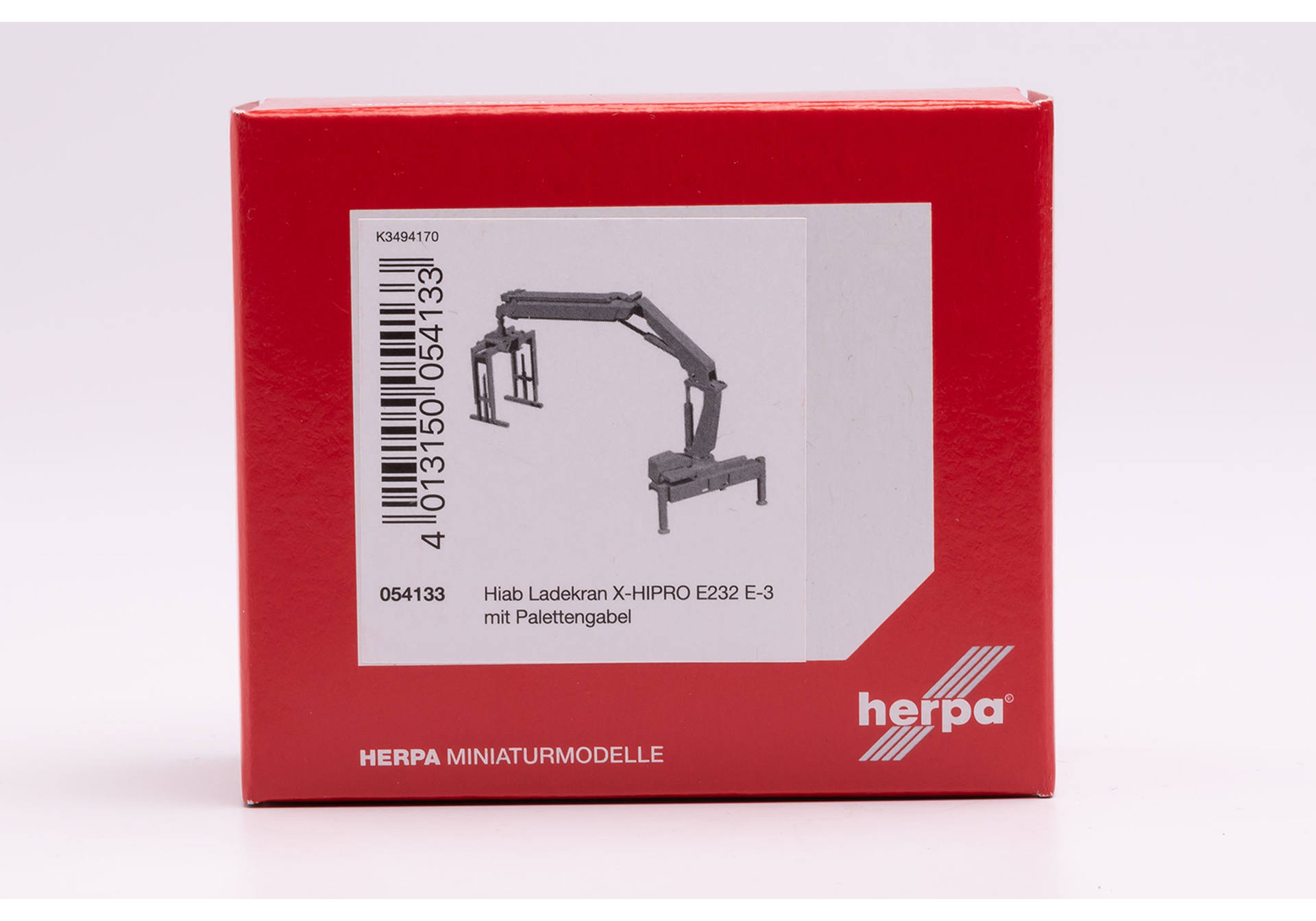 Hiab Ladekran X-HIPRO 232 E-3 mit Palettengabel