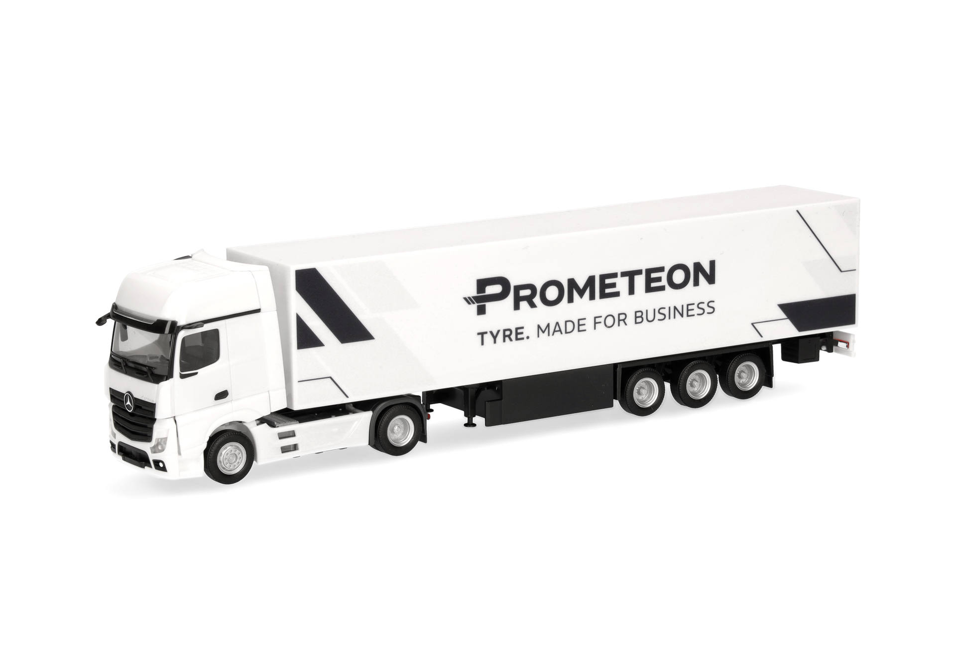 truck, semi-trailer, toy, model, white
