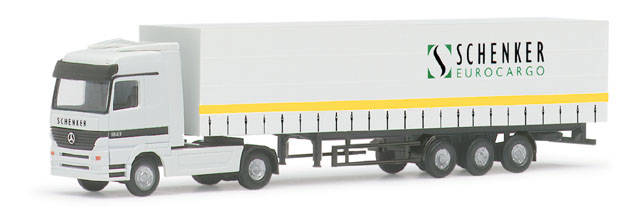 Mercedes-Benz Actros LH Curtain Planner Saddle Train 2a/3a