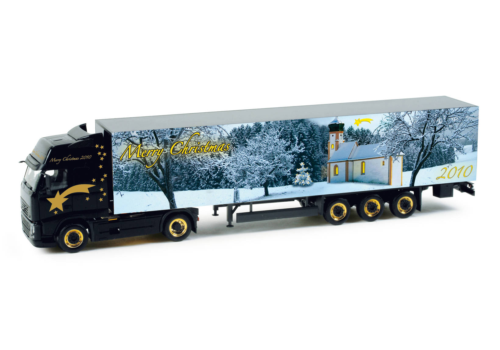 Volvo FH GL XL 08 Koffer-Sattelzug "Weihnachten 2010"